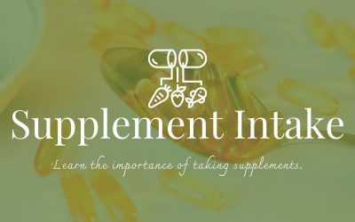 IMPORTANCE OF TAKING SUPPLEMENTS